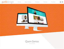Tablet Screenshot of pankdesign.com.br